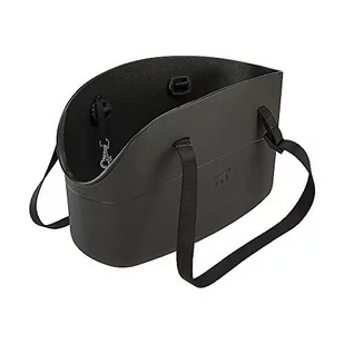 Ferplast 79501017 Hundetragetasche With-Me Small, Aus Innovativem Eva Gummi, 14 X 35 X 22 Cm, Schwarz - Transportery dla kotów - miniaturka - grafika 1