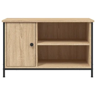 Szafka pod telewizor, dąb sonoma, 80x40x50 cm Lumarko! - Szafki RTV - miniaturka - grafika 7
