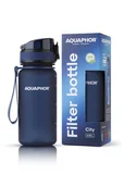 Butelki filtrujące - Aquaphor, Butelka filtrująca City, granatowa, 350 ml - miniaturka - grafika 1