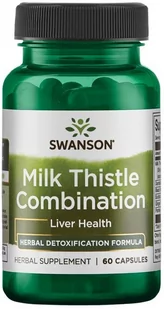 Swanson - Ostropest Plamisty, Milk Thistle, 60 kapsułek - Suplementy naturalne - miniaturka - grafika 1