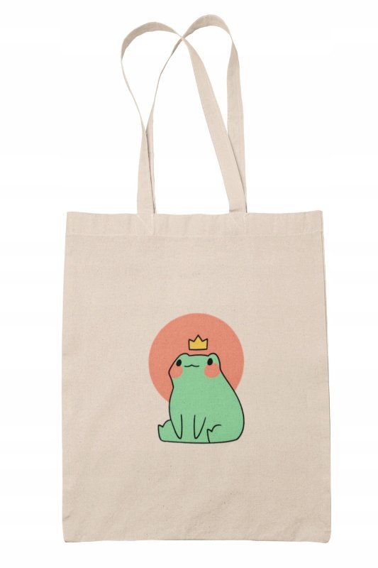 TORBA Shopper żabka żaba Torba Bawełniana Eko