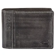 Portfele - Camel Active Melbourne 247-702-60 – skórzany portfel męski czarny/szary 247 702 60 - miniaturka - grafika 1