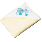 Okrycia kąpielowe dla dzieci - Okrycie Kąp.100X100 Pies,Kot Ż - miniaturka - grafika 1