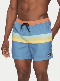 Quiksilver Szorty kąpielowe EQYJV04121 Niebieski Regular Fit - Kąpielówki męskie - miniaturka - grafika 1