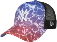 Czapki i chusty sportowe męskie - Czapka 9Forty Summer City Yankees by New Era, niebiesko-czerwony, One Size - miniaturka - grafika 1