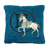 Dekoracje domu - Poduszka dekoracyjna PARIS HOME niebieska - miniaturka - grafika 1