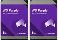 Dyski serwerowe - Dysk serwerowy WD Zestaw 2 dyski serwerowe WD Purple 1TB 3.5'' SATA III 6 Gb/s WD11PURZ - miniaturka - grafika 1