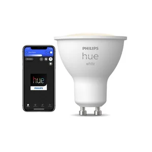 Inteligentny reflektor punktowy PHILIPS Hue GU10 White 1szt - Żarówki LED - miniaturka - grafika 1