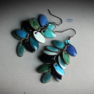 Morskie Listki/stal chirurgiczna/ - Kolczyki - miniaturka - grafika 1