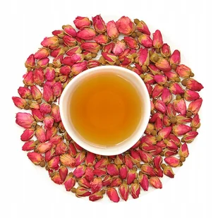 Suszone Pąki Róży Czerwone Kwiaty Jadalne - 100g - Dodatki do ciast w proszku Suszone Pąki Róży Czerwone Kwiaty Jadalne - 100g - Dodatki do ciast w proszku - miniaturka - grafika 1