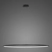 Lampy sufitowe - Altavola Design nowoczesna lampa Ledowe Okręgi No 1 150cm in 3k czarna LA073/P_150_in_3k_black - miniaturka - grafika 1