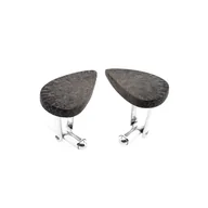 Spinki do mankietów i krawatów - Spinki do mankietów Fossil Koralowiec (S374) Srebro [925] - miniaturka - grafika 1