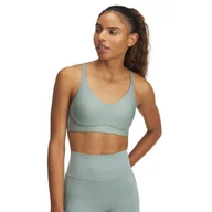 Bielizna sportowa damska - Biustonosz treningowy Under Armour UA Infinity Low 2.0 Bra - zielony - miniaturka - grafika 1