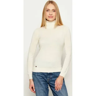 LAUREN RALPH LAUREN Golf Slim Fit z dodatkiem jedwabiu - Swetry damskie - miniaturka - grafika 1