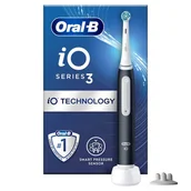 Szczoteczki elektryczne - Oral-B iO 3 Matte Dorosły Wibrująca szczoteczka do zębów Czarny, Biały - miniaturka - grafika 1