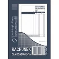 Druki akcydensowe - Michalczyk&Prokop RACHUNEK DLA KONSUMENTA A6 263-5 - miniaturka - grafika 1