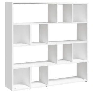 Otwarty regał z 12 półkami biały mat L8-G22 - Półki do salonu Otwarty regał z 12 półkami biały mat L8-G22 - Półki do salonu - miniaturka - grafika 1