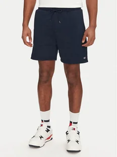 Tommy Jeans Szorty sportowe Flag Beach DM0DM21931 Granatowy Regular Fit - Spodenki damskie - miniaturka - grafika 1