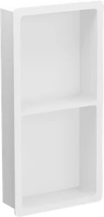 Mexen X-Wall-K półka wnękowa z konglomeratu 62,2 x 30,7 cm, biała - 1900623010 - Półki łazienkowe - miniaturka - grafika 1