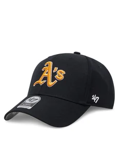 47 Brand Czapka z daszkiem MLB Oakland Athletics '47 MVP B-MVP18WBV Czarny - Czapki i chusty sportowe męskie - miniaturka - grafika 1