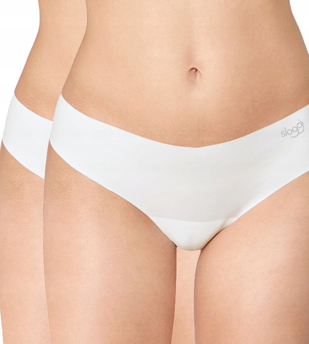 Majtki SLOGGI Zero Microfibre Hipster 2-pak S Białe