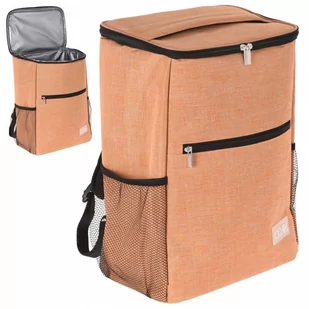 Torba termiczna plecak beżowa 20 l kod: O-489231-B - Torby termiczne - miniaturka - grafika 1