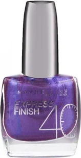 Maybelline Maybelline, Express Finish 40 Seconds, Nail Polish, Nr. 250, Deep Violet, 10 ml For Women - Lakiery do paznokci - miniaturka - grafika 1