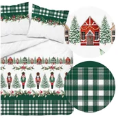 Pościel dla dzieci - Pościel 220x200 3cz Flanela Bawełna Laura 4510B - miniaturka - grafika 1