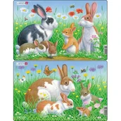 Puzzle - Puzzle 8 el. Króliki Larsen - miniaturka - grafika 1