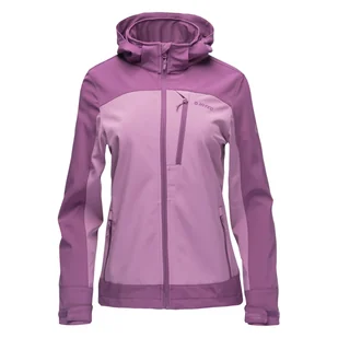 Damski Softshell HI-TEC LADY NIKKA M000242736 – Fioletowy - Bluzy sportowe damskie - miniaturka - grafika 1