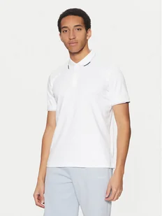 Calvin Klein Polo K10K114130 Biały Regular Fit - Koszulki męskie - miniaturka - grafika 1