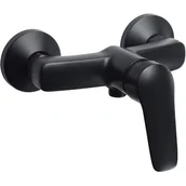 Baterie umywalkowe - Bateria prysznicowa czarna Boro Deante - miniaturka - grafika 1