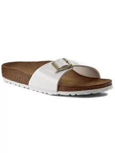 Birkenstock Klapki Madrid 1005310 Biały - Klapki i japonki damskie - miniaturka - grafika 1
