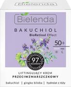 Kremy do twarzy - Bielenda Bakuchiol BioRetinol Effect 50+ Liftingujący Krem przeciwzmarszczkowy na dzień i noc 50ml 129168 - miniaturka - grafika 1