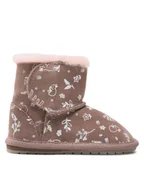 Buty dla dziewczynek - EMU Australia Śniegowce Woodland Toddle B12765 Brązowy - miniaturka - grafika 1