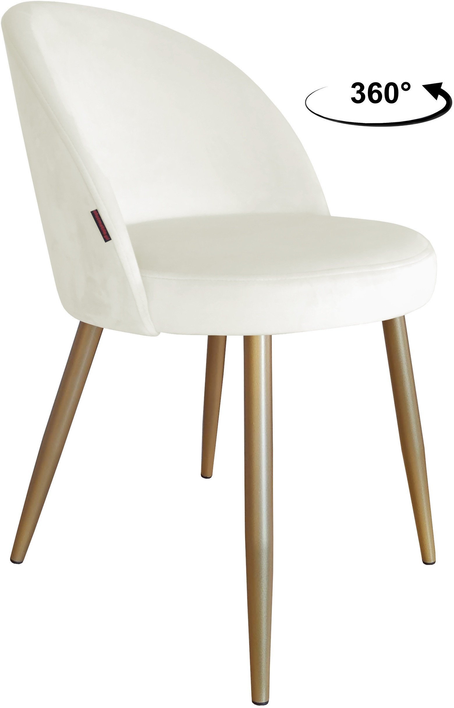 Krzesło obrotowe Trix podstawa złota MG50