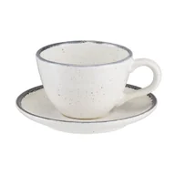 Filiżanki - Filiżanka do kawy herbaty 250 ml ze spodkiem VANILLA - miniaturka - grafika 1