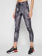 Spodnie damskie - Nike Legginsy Epic Faster Run Division CZ9236 Szary Slim Fit - miniaturka - grafika 1