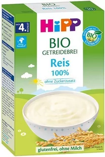 HiPP, Bio, bezmleczna bezglutenowa kaszka ryżowa, 200 g - Kaszki dla dzieci - miniaturka - grafika 1
