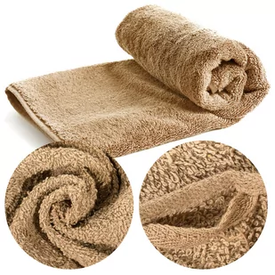 Ręcznik Gomez 70 x 140 Bawełna 500 g/m2 Beż - Ręczniki - miniaturka - grafika 1
