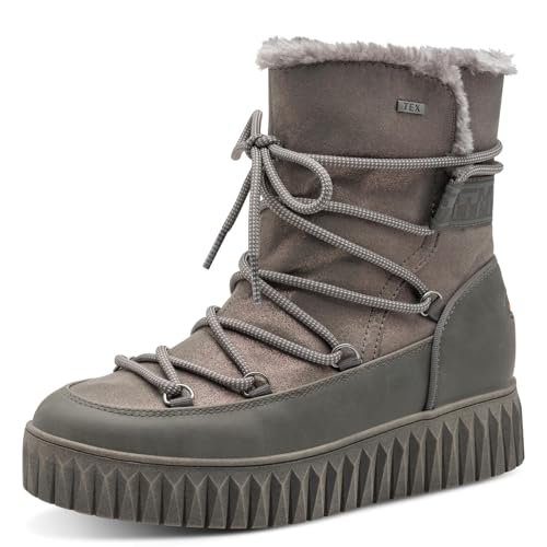 Marco Tozzi Damskie 2-26415-45 modne kozaki, Grey Comb, 38 EU, Grey Comb, 38 EU
