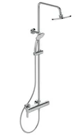 Zestawy prysznicowe - Ideal Standard Cerafine O - Zestaw prysznicowy z kranem, średnica 20 cm, 1 strumień, chrom BC750AA - miniaturka - grafika 1
