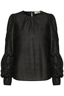 Cream CRMary Bluzka, Pitch Black, 40 damska, czarny, złoty, srebrny, 38 - Bluzki damskie - miniaturka - grafika 1