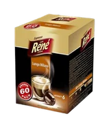 Kawa w kapsułkach i saszetkach - Rene Rene Lungo Milano Megapak kapsułki do Nespresso - 60 kapsułek - miniaturka - grafika 1