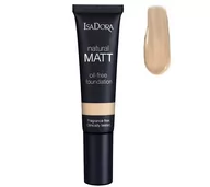 Pudry do twarzy - IsaDora Natural Matt Foundation 35 ML - miniaturka - grafika 1