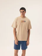 Piżamy damskie - Piżama męska Onshore Henderson beżowy, niebieski 2XL - miniaturka - grafika 1