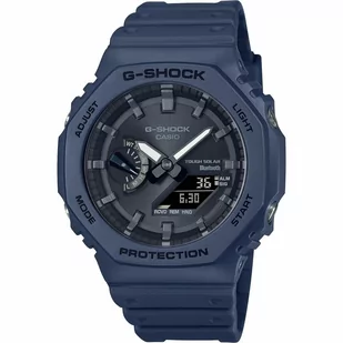 Zegarek Zegarek Casio G-Shock GA-B2100-2AER Granatowy SMART GA B2100 2 - Zegarki męskie - miniaturka - grafika 1