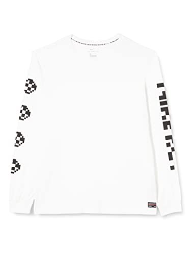 Nike M Nk Fc Dry Ls Tee 8-bitowy t-shirt z długim rękawem biały XL
