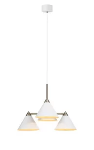 Markslojd Klint 108077 lampa wisząca zwis 4x60W E27 biała - Lampy sufitowe - miniaturka - grafika 1