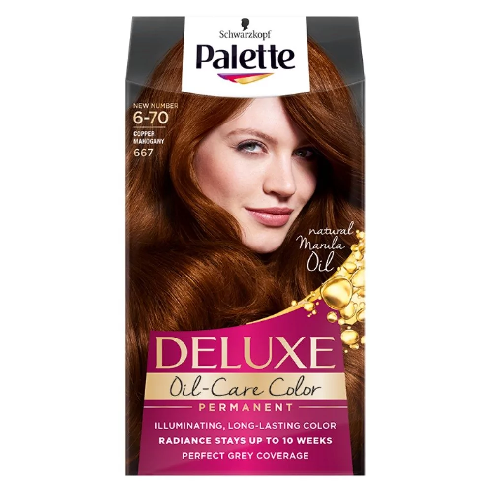 Schwarzkopf Palette Deluxe 667 Miedziany Mahoń